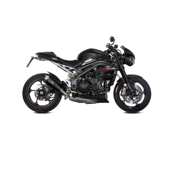 Глушник мотоцикловий Slip-On Line (Delta Race Carbon) MIVV для Triumph Speed Triple 1050 R / S / RS (18-20)