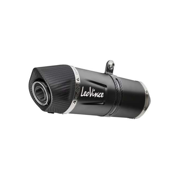 Повний вихлопний система LeoVince LV One Evo Black Edition Нержавіюча сталь, без гомологації для Yamaha MT-125 / YZF-R 125 / XSR 125 21-