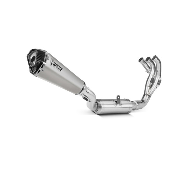 Повний вихлопний система (Delta Race) MIVV для Yamaha Tracer 9 / GT (21-) срібний
