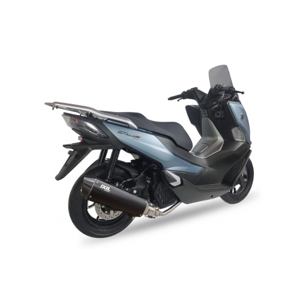 Повний вихлопний систем IXIL V4B Hexoval Xtrem Voge SR1 GT 125 (23-) чорний
