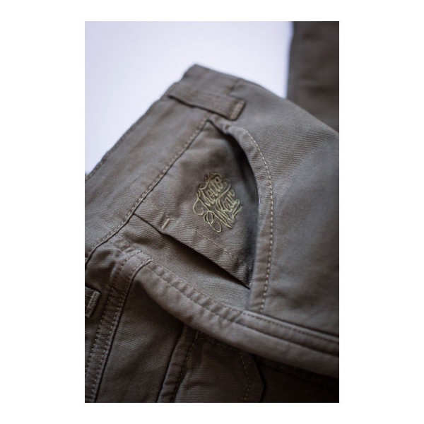 Мотоциклетні джинси Mottowear Helios зелені