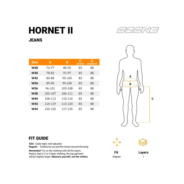 Мотоциклетні джинси Ozone Hornet II чорні-сірі
