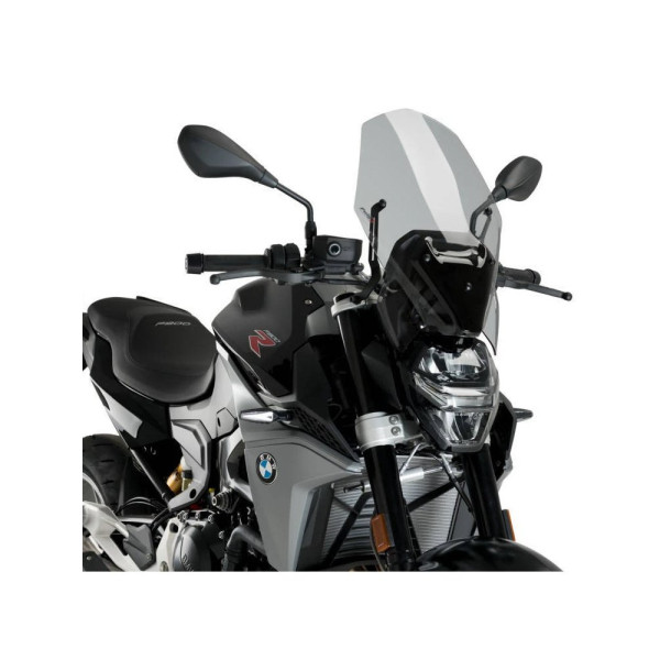 Вітрове скло PUIG для BMW F 900 R (20-) без оригінального кріплення, легке затемнення
