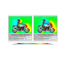 Вітрове скло PUIG для BMW R1200R (15-18) для оригінального кріплення BMW сильно затемнене