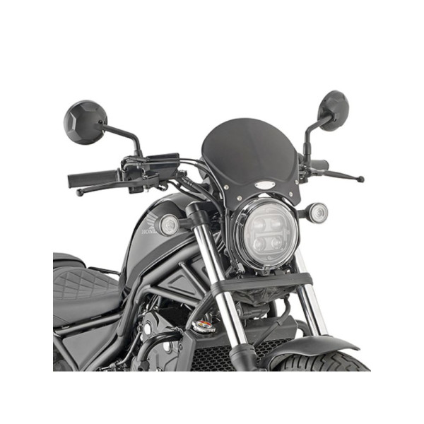 Алюмінієвий щиток Givi 100ALB для Honda CMX 500 Rebel (20-) чорний кронштейн у комплекті