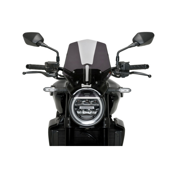 Спортивний мотоциклетний обтічник PUIG Naked New Generation для Honda CB1000R Black Edition / Neo Sports Cafe (21-) сильно затемнений
