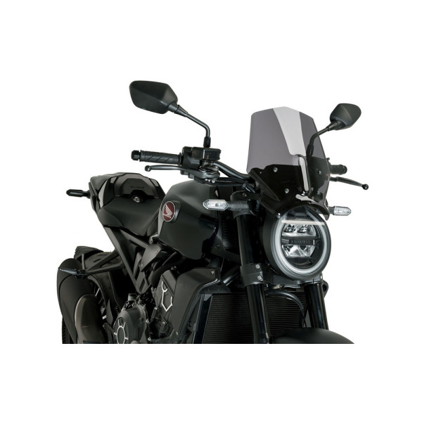 Спортивний мотоциклетний обтічник PUIG Naked New Generation для Honda CB1000R Black Edition / Neo Sports Cafe (21-) сильно затемнений