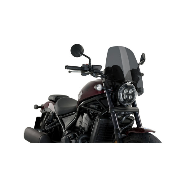 Мотоциклетний туристичний обтічник PUIG Naked New Generation для Honda CMX 1100 Rebel (21-) сильно затемнений