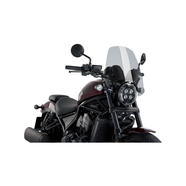 Мотоциклетний туристичний обтічник PUIG Naked New Generation для Honda CMX 1100 Rebel (21-) легке затемнення
