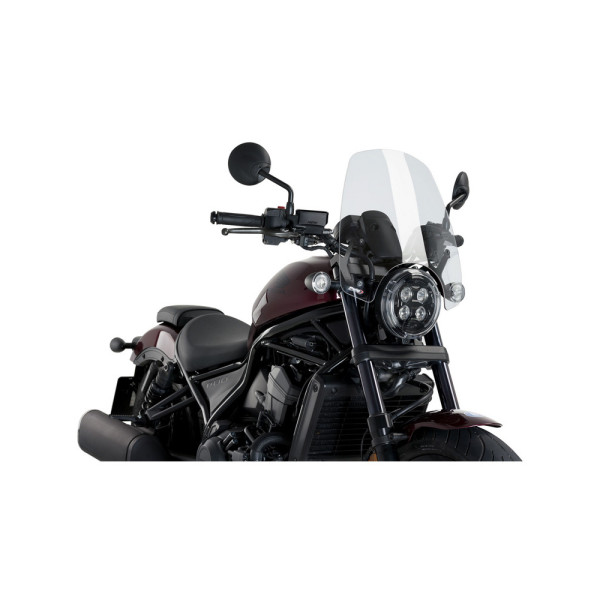 Мотоциклетний туристичний обтічник PUIG Naked New Generation для Honda CMX 1100 Rebel (21-) прозорий