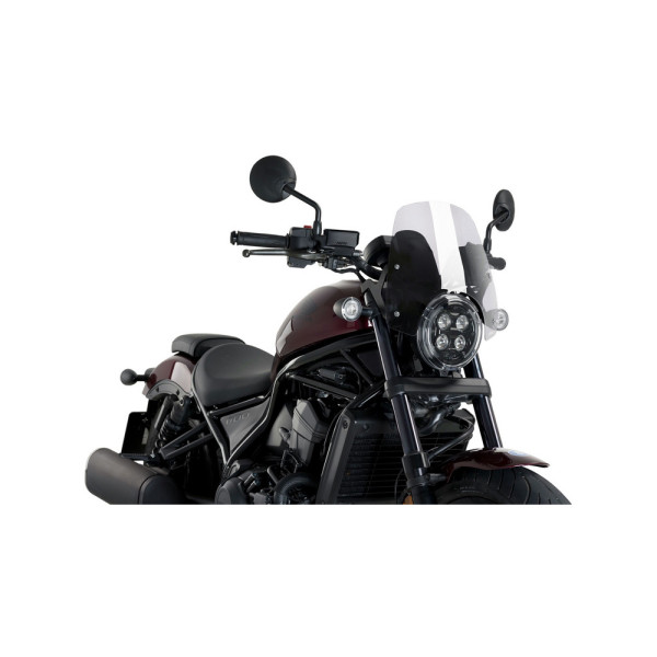 Спортивний мотоциклетний обтічник PUIG Naked New Generation для Honda CMX 1100 Rebel (21-) прозорий
