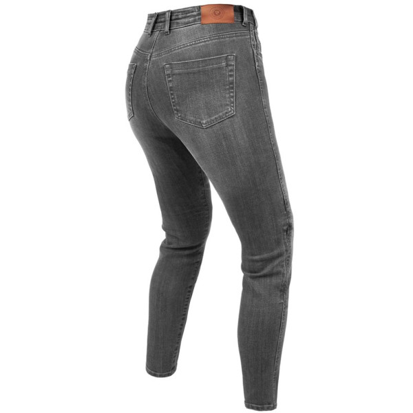 Джинси мотоциклетні жіночі Rebelhorn Classic III Skinny Fit сірі