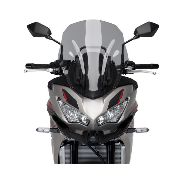 Мотоциклетний туристичний екран PUIG для моделі Kawasaki Versys 650 (22-) легка тонування