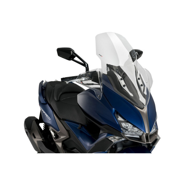 Мотоциклетний туристичний екран PUIG V-Tech для моделі Kymco XCiting S 400 (19-) прозорий