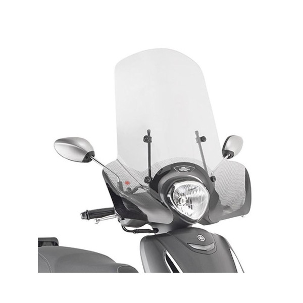 Мотоциклетний щиток Kappa для Yamaha D'elight 125 (21-) прозорий кронштейн у комплекті