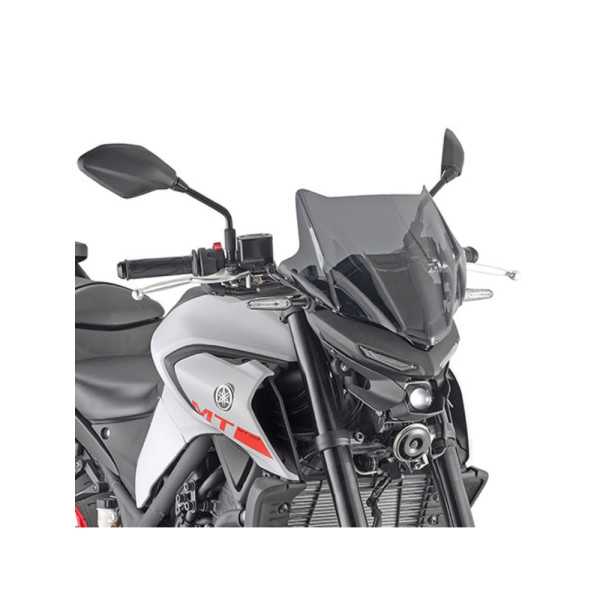 Мотоциклетний щиток Kappa для Kawasaki Z 650 (20-), Yamaha MT-03 321 (20-) затемнений без кріплення