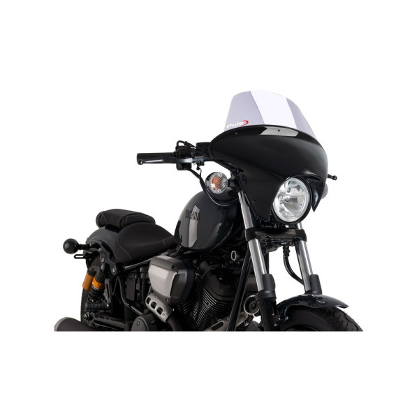 Мотоциклетний туристичний обтічник PUIG Batwing SML для Yamaha XV950 (14-19), XV950R (14-21) легке затемнення