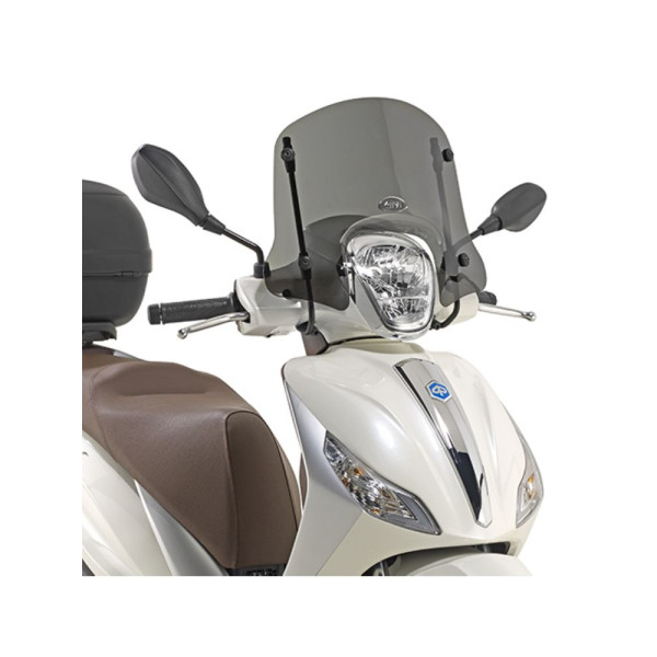 Мотоциклетний щиток GIVI для Piaggio Medley 125/150 (16-19) затемнений монтаж вимагає кріплення A5606A
