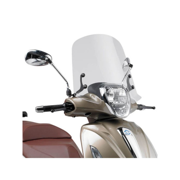 Мотоциклетний щиток GIVI для Piaggio Beverly 125IE / 300IE / 350 (10-20) прозорий монтаж вимагає кріплення A357A