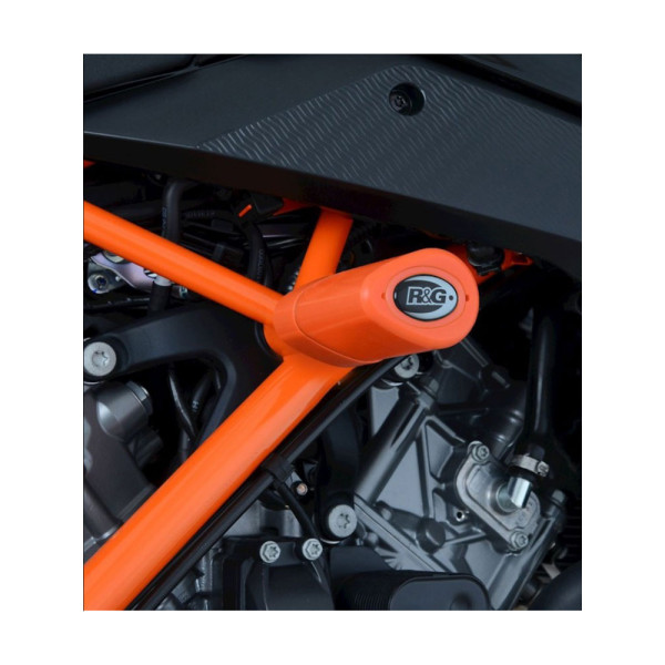 Краш-пади Aero R&G для KTM RC 125 / RC 200 / RC 390 (14-18) помаранчеві