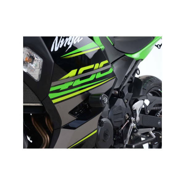 Краш-пади Aero R&G для Kawasaki Z250 (19), Ninja 250 (18-20), Ninja 400 (18-19), Z400 (19-20) чорні