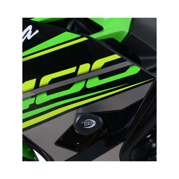Краш-пади Aero R&G для Kawasaki Z250 (19), Ninja 250 (18-20), Ninja 400 (18-19), Z400 (19-20) чорні