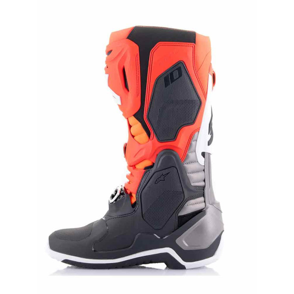 Бутси ендуро Alpinestars MX Tech 10 помаранчево-чорно-фіолетові
