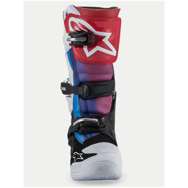 Дитячі кросові черевики Alpinestars MX Tech 7S чорні-білі-червоні