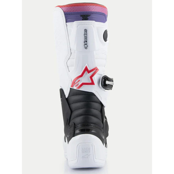 Дитячі кросові черевики Alpinestars MX Tech 7S чорні-білі-червоні