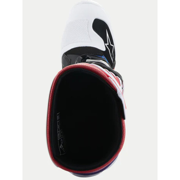 Дитячі кросові черевики Alpinestars MX Tech 7S чорні-білі-червоні