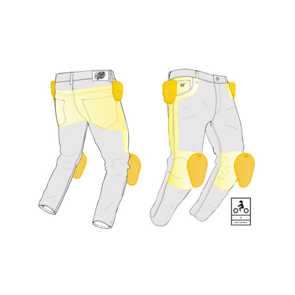 Мотоциклетні джинси Mottowear Roma 2.4