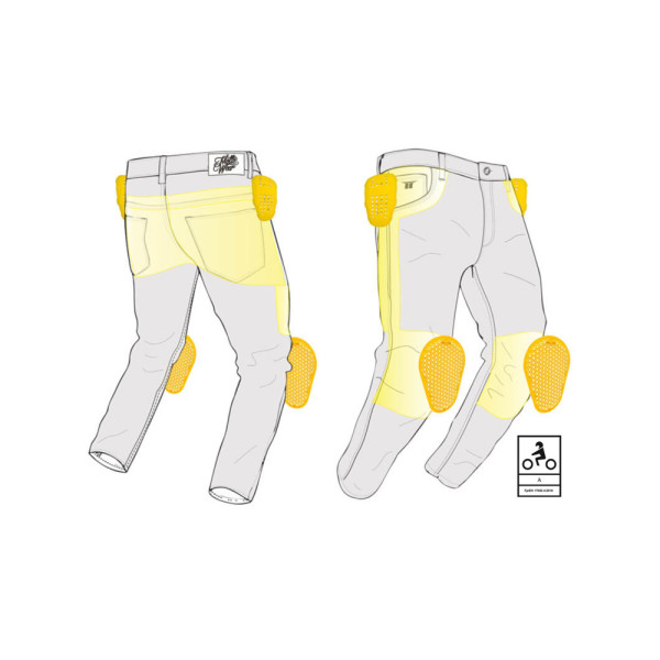 Мотоциклетні джинси Mottowear Milano 2.4