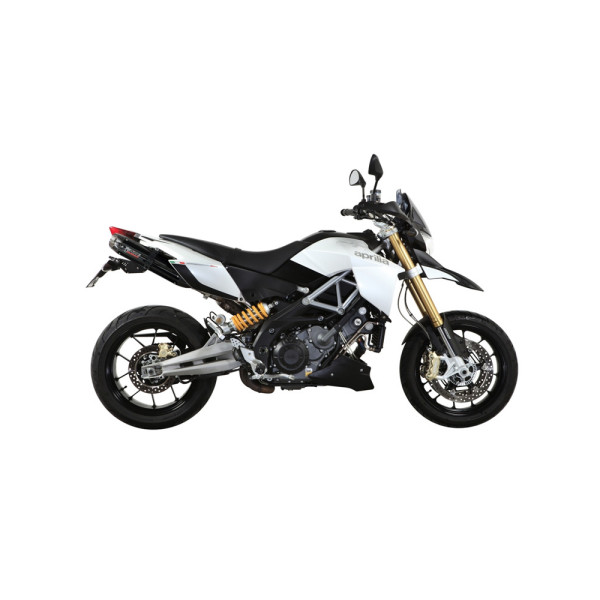 Вихлопні системи Slip-On Line (Suono) MIVV для Aprilia Dorsoduro 1200 (12-16) чорні