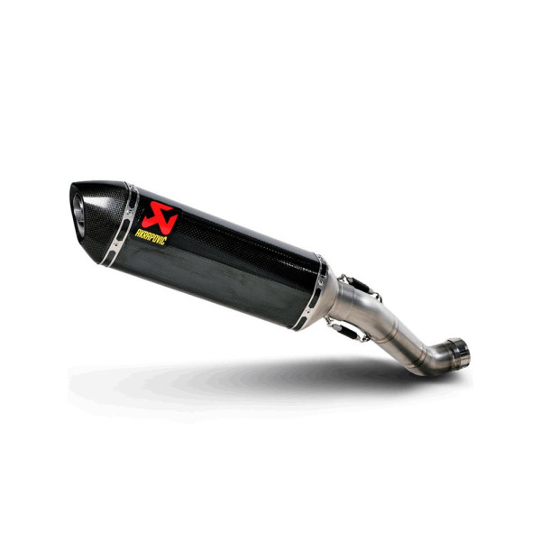 Глушник мотоцикловий Akrapović для Aprilia RSV4 09-14, Tuono V4 11-16 Slip-On Line, Carbon