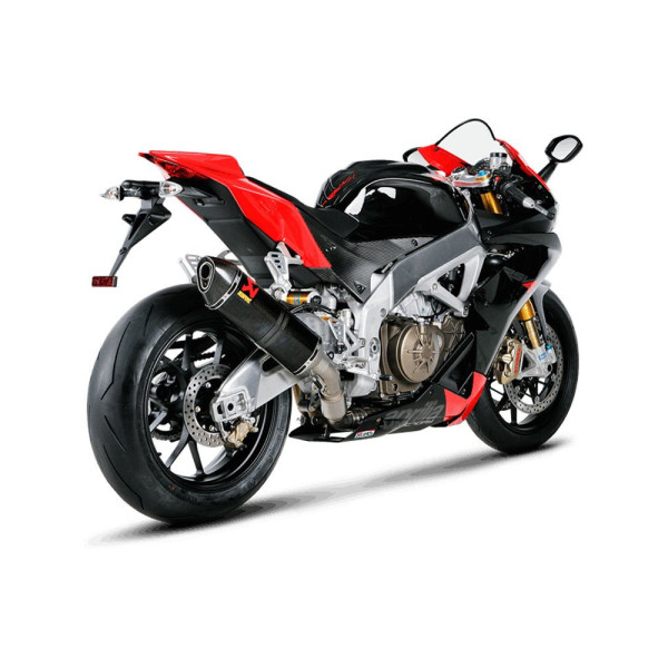 Глушник мотоцикловий Akrapović для Aprilia RSV4 09-14, Tuono V4 11-16 Slip-On Line, Carbon