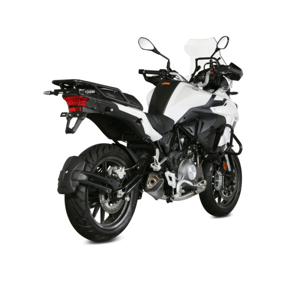 Глушник мотоцикловий Slip-On Line (Delta Race) MIVV для Benelli TRK502 (17-) срібний