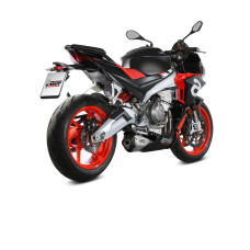 Повний вихлопний комплект (Delta Race) MIVV для Aprilia RS660 (20-) / Tuono 660 (21-) срібний