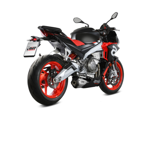 Повний вихлопний комплект (Delta Race) MIVV для Aprilia RS660 (20-) / Tuono 660 (21-) срібний