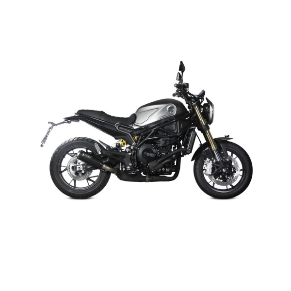 Глушник мотоцикловий (X-M1) MIVV для Benelli Leoncino 800 (22-23) чорний