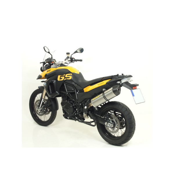 Глушник Arrow BMW F 650 GS 08-12, BMW F 800 GS / Adventure 08-18 Maxi Race-Tech, Titanium + Carbon