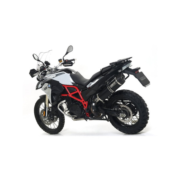 Глушник Arrow BMW F 650 GS 08-12, BMW F 800 GS / Adventure 08-18 Maxi Race-Tech, Темний алюміній + Карбон