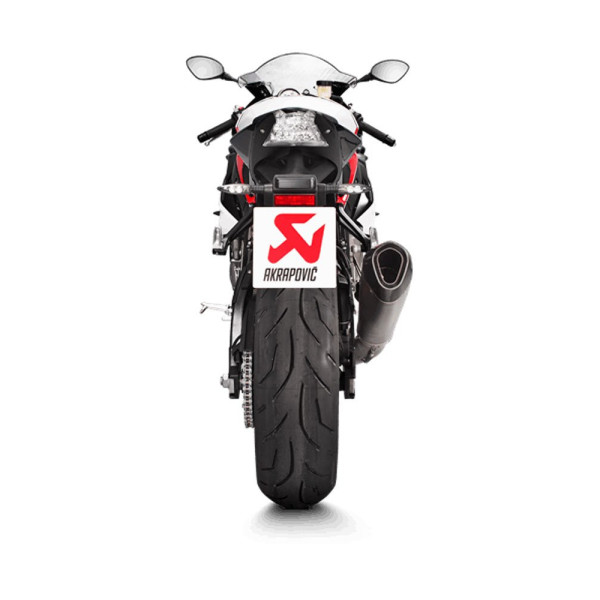 Повний вихлопний система Akrapović для BMW S 1000RR 15-18 Racing Line, Titanium