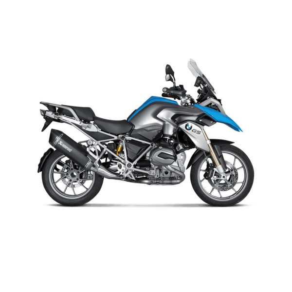 Глушник мотоцикловий Akrapović для BMW R 1200GS 13-16 / R 1200GS Adventure 14-16 Slip-On Line, Чорний Титан