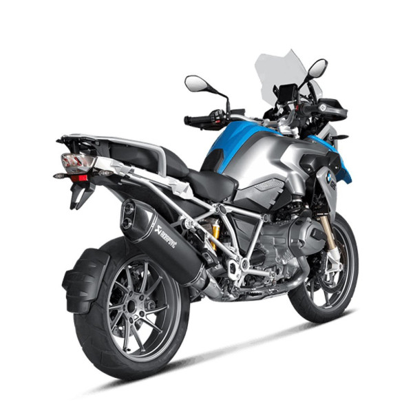Глушник мотоцикловий Akrapović для BMW R 1200GS 13-16 / R 1200GS Adventure 14-16 Slip-On Line, Чорний Титан