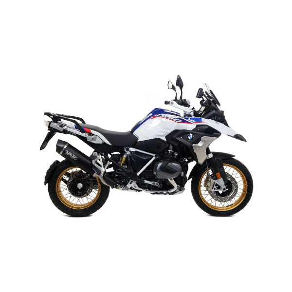 Глушник Arrow BMW R 1200 GS / Adventure 13-18, BMW R 1250 GS 19- Maxi Race-Tech, Темний алюміній + Карбон
