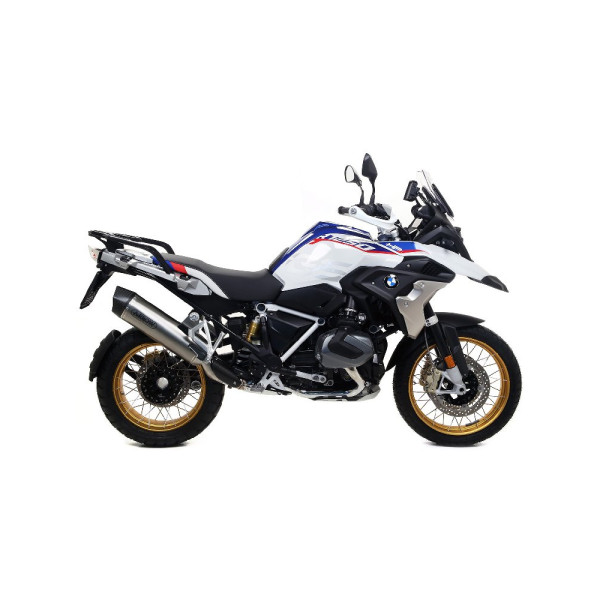 Глушник Arrow BMW R 1200 GS / Adventure 13-18, BMW R 1250 GS 19- Maxi Race-Tech, Титан + Вуглецеве волокно