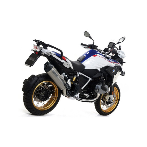 Глушник Arrow BMW R 1200 GS / Adventure 13-18, BMW R 1250 GS 19- Maxi Race-Tech, Титан + Вуглецеве волокно