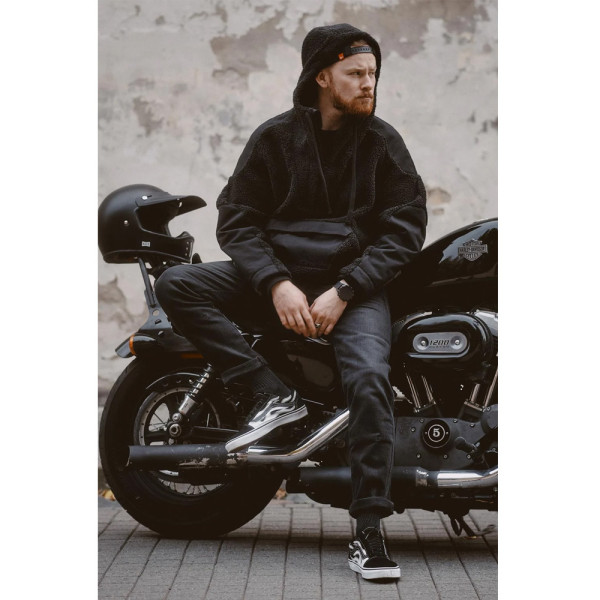 Мотоциклетні джинси Pando Moto Robby Slim чорні