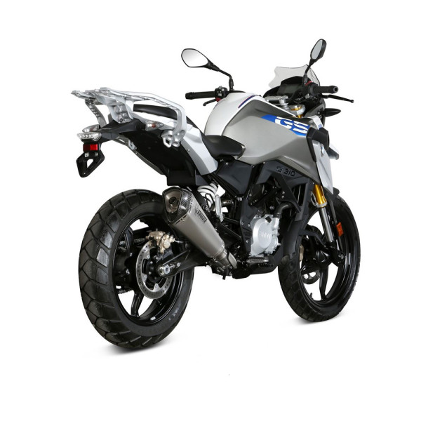 Повний вихлопний комплект (Delta Race) MIVV для BMW G310GS (17-) срібний