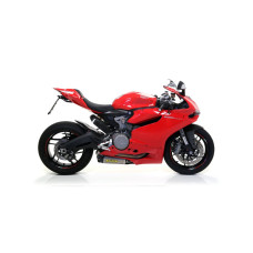 Глушник Arrow Works (набір) Ducati 1199 Panigale 12-15, 899 Panigale 14-15 Works, Титан + вуглецеве волокно